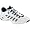 White/Black/Silver