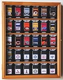 25- Zippo Lighter Display Case Cabinet, Oak