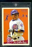 2008 Upper Deck Goudey # 33 Alfonso Soriano - Cubs - MLB Baseball Trading Card in a Protective Screw Down Display Case