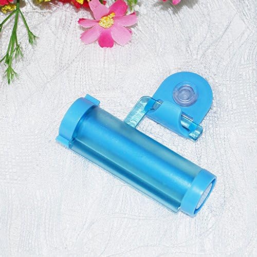 Colorful Bathroom Holder Plastic Rolling Tube Toothpaste Squeezer Easy Dispenser *5 Colors