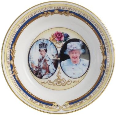 Aynsley 60th Anniversary Coronation Queen Elizabeth II Sweet Dish