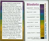 Biodot Instruction Card - 100 cards, heavy cardstock