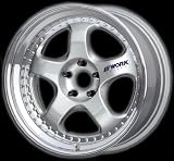 【ホイール1台分セット(4本)】WORK / MISTER S1 19インチ シルバー ワーゲン ニュービートル 9CAZJ