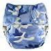 Blueberry Minky Diaper Snaps
