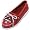 Minnetonka Women's Thunderbird Smooth Moccasin,Red,5 M US