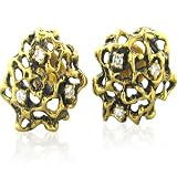 Arthur King Yellow-gold Estate 18k Diamond Cufflinks