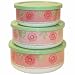 Corelle Coordinates 6-Piece Enameled Bowl Set, Heirloom Bloom