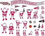 NCAA Ohio State Buckeyes Decal Family