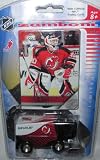 New Jersey Devils 2006 1:50 Scale Diecast Zamboni with Martin Brodeur Upper Deck Trading Card Hockey Collectible Car