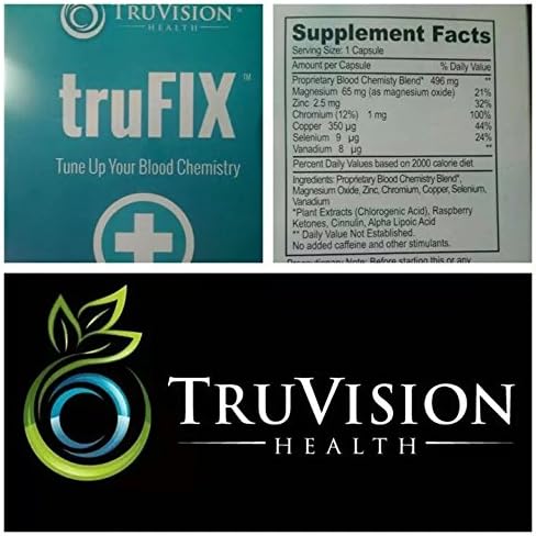 FOUR - 7.5 Day Sample Packs - 4 Week Supply - TruVision Health- TruWeight & Energy and TruFix