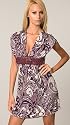 Sky Purple Iolani Belted Dress