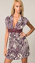 Sky Purple Iolani Belted Dress