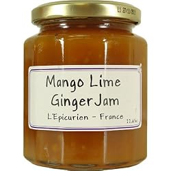 Mango Lime Ginger Jam - L'Epicurien - 11.6 oz jar