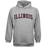 Nike Illinois Fighting Illini Ash Youth Classic College Hoody Sweatshirt