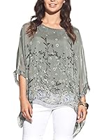 Laura Moretti Blusa Seda (Verde)