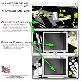 Abstract 02 Yellow WraptorSkinz Skin kit fits Nintendo DS Lite (DS LITE NOT INCLUDED)