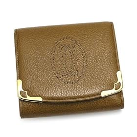 Buy Cartier - Marcello de Cartier coin banknote credit card holder in Tobacco Leather by Cartier