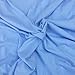 Organic Cotton Fabric Jersey Knit Eco-Friendly By The Yard - SKY (Blue)