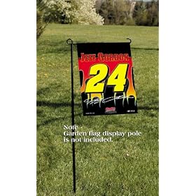 NASCAR Jeff Gordon #24 2-Sided Garden Flag 13-by-17-Inch