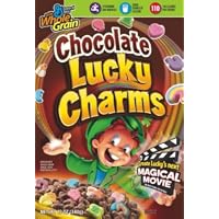 Lucky Charms Chocolate Cereal, 12-Ounce Boxes (Pack of 6)