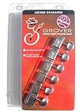 Grover 133N6 Deluxe 6 in Line Machine Heads, Nickel