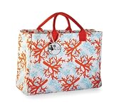 Mud Pie Color Me Coral Tote
