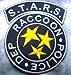 Resident Evil S.T.A.R.S. Raccoon Police Blk Logo PATCH
