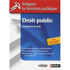 Droit public : Cat�gories A et B