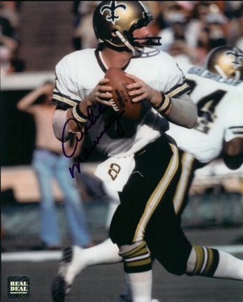 Archie Manning Autographed New Orleans Saints 8x10 Photo