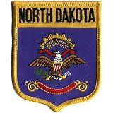 North Dakota Flag Shield