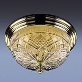 Waterford Crystal Beaumont Ceiling Fixture Large Brass