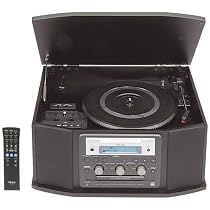 TEAC GF450K7 Turntable Cassette CD Recorder and Radio (Black)
