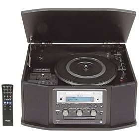 TEAC GF450K7 Turntable Cassette CD Recorder and Radio (Black)