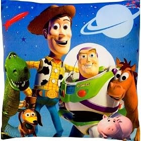 Childrens/Kids Boys Toy Story 2D Cushion (32cm x 32cm) (Blue)
