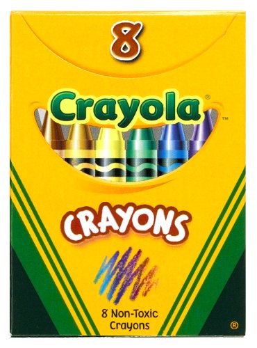 Crayola Classic Color Pack Crayons, 8 Colors/Box (52-3008)