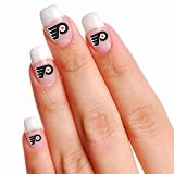 NHL Philadelphia Flyers 4-Pack Temporary Nail Tattoos
