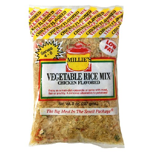 Millie's Meals Vegetable Rice with Chicken, 8-Ounce Packages (Pack of 12) by Chicken with Rice