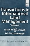 Transactions in international land management