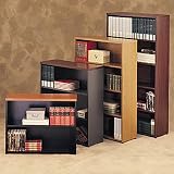 1980 Series Laminate Bookcase, 2-Shelf, 36w x 28h, Medium Oak /- 1 Each