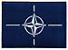 NATO Flag Embroidered Patch North Atlantic Treaty Organization American Military Iron...
