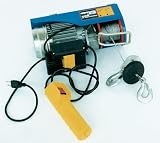 Vestil MINI-4 Mini Cable Hoist, 400 lbs Double-Line Capacity, 30 fpm Lift Speed, 115V AC Power