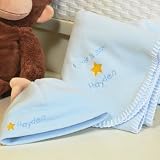 A Star is Born Personalized Baby Boy Blanket and Hat Set by 