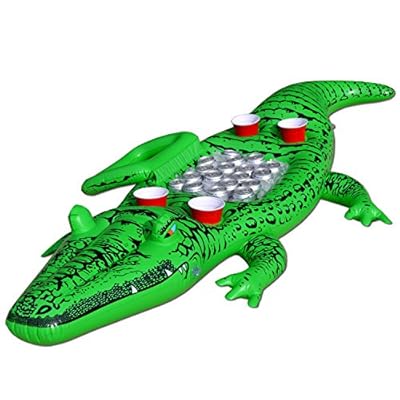 GoPong Party Gator Floating Alligator with Cooler