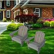 Lohasrus Kids Adirondack Chairs, set of 2 petite chairs, for Kids 3~6 years, Free Drawing Book.