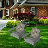 Lohasrus Kids Adirondack Chairs, set of 2 petite chairs, for Kids 3~6 years, Free Drawing Book.