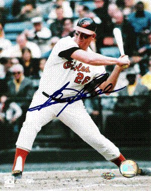 Boog Powell Autographed/Hand Signed Baltimore Orioles 8x10 Photo