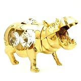GAL Nilpferd mit Swarovski Steinen