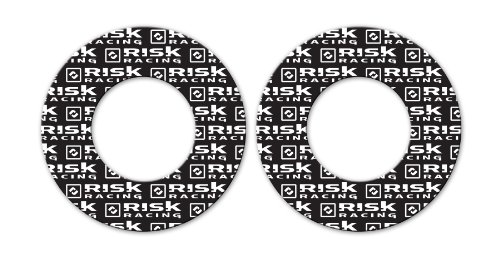 Risk Racing 00-110 Black Motocross Grip Donuts with Blister Protection