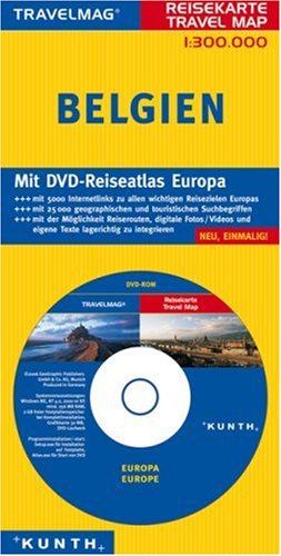 Belgien, Luxemburg; Belgium, Luxembourg, w. DVD-ROM 'Travelmag Travel Atlas Die Welt'