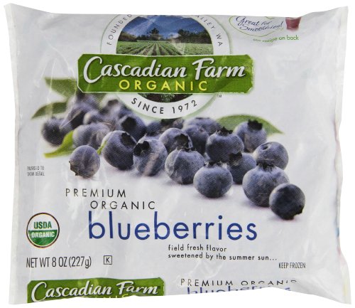 Cascadian Farm, Blueberries, Organic, 8 oz (Frozen)